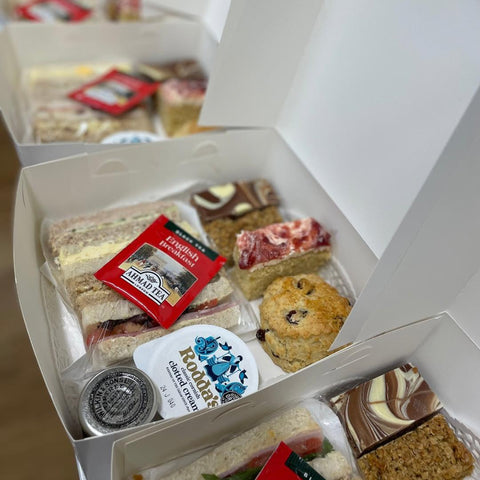 afternoon tea in a box chandlers ford bay leaves larder