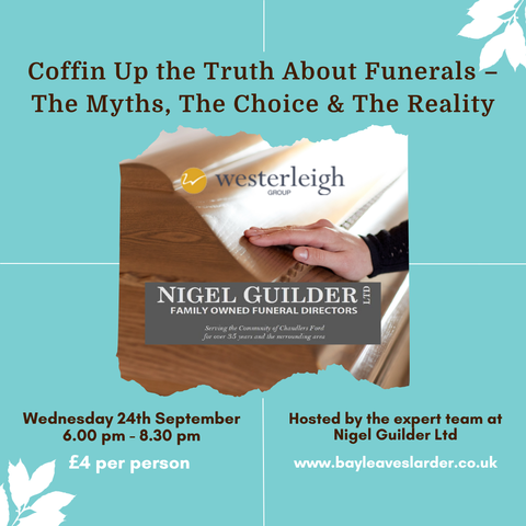 Coffin Up the Truth About Funerals - Wednesday 24th September 6PM