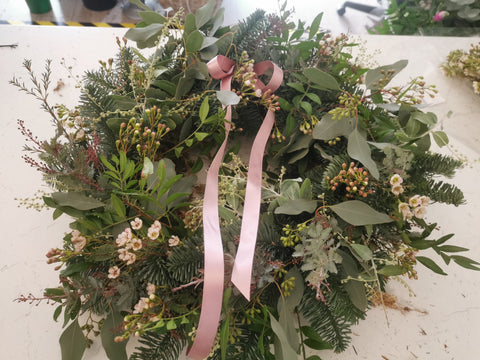 Festive Christmas Wreath Making Workshop - Tuesday 1st December 6.30PM
