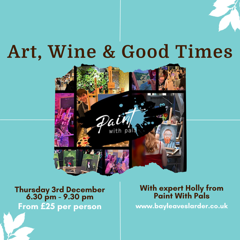 Paint Night with Paint With Pals - Thursday 3rd December 6.30PM