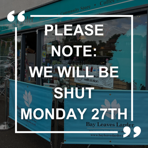 Spring Bank Holiday Closure Notice