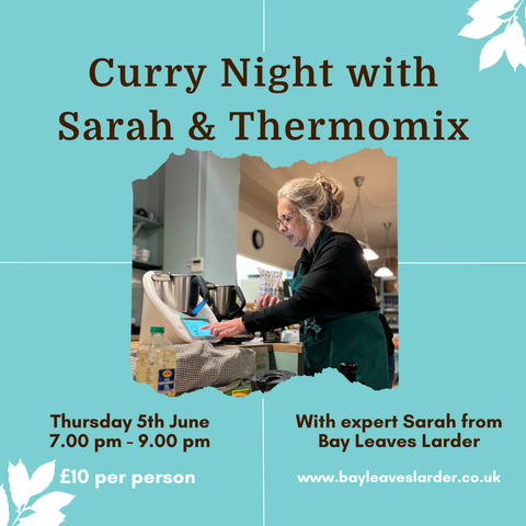 Curry Night with Sarah & Thermomix – Thursday 5th June 7PM