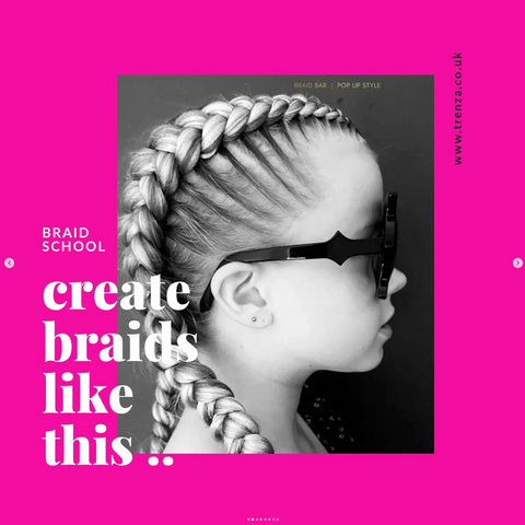 Group Braid Lesson with Trenza Braid Bar- Thur 12th Dec 6.30PM