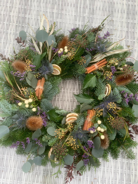 Christmas Wreath Workshop with Dried Delights - Thur 5th Dec 5.30PM