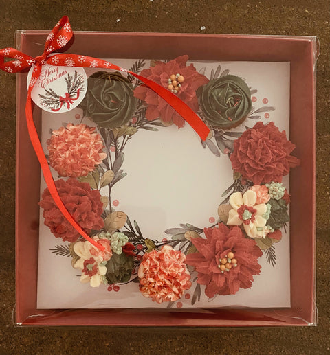 Christmas Cupcake Wreath Making Workshop with Natasha - Tuesday 16th December at 7PM